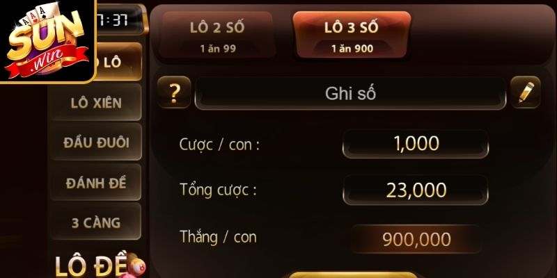 Lô Xỉu Chủ Sunwin, Hình Thức Đoán Với Nhiều Cơ Hội Thắng 3 Bao lô ba số