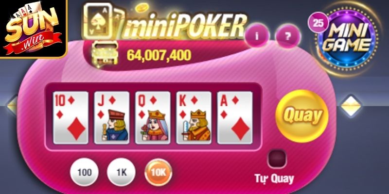 Chiến thuật cho cách chơi Mini Poker Sunwin luôn thắng